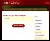 SITE FILA ÚNICA INSTALADO